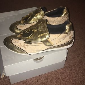 Gold Dereon Sneakers